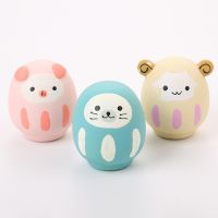 Supplies cute cartoon Squeak Puppies cats chew training interactive toys Material Rubber toy Cleaning teeth