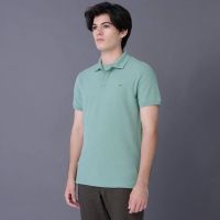 SAGE LEAF GREEN SLIM FIT POLO SHIRT เสื้อโปโลสีเขียว SAGE LEAF GREEN ทรงสลิมฟิต