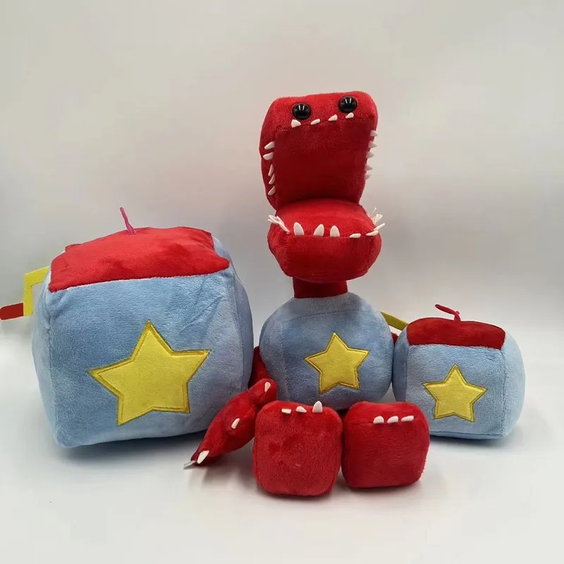 Boxy Boo Toy Cartoon Game Peripheral Dolls Red Robot Filled Plush Dolls  Holiday Gift Collection Dolls