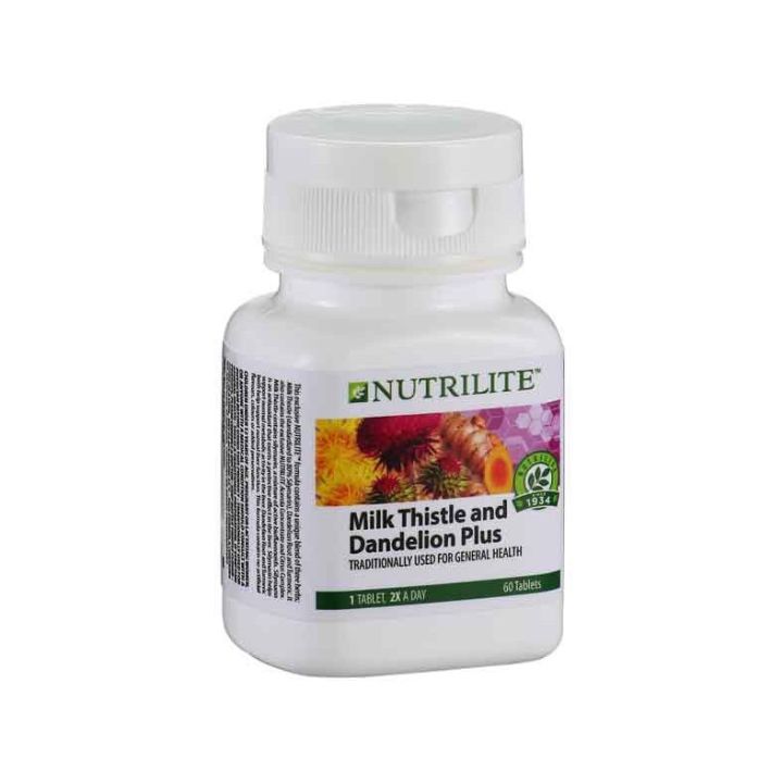 nutrilite-milk-thistle-and-dandelion-plus-60-tab-นิวทรีไลท์-มิลค์ทิศเทิล-ล้างพิษตับ-บำรุงตับ-ช่วย-ฟื้นฟูตับ