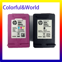 HP Original 304ตลับหมึกและ Hp 304 XL สำหรับ Hp304 Deskjet 2620 2630 2632 3730 3732 3758 Envy 5030 5032 5034 5052