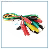 ┇﹊▦ 10pcs Alligator Clips Electrical DIY Test Leads Alligator Double-ended Crocodile Clips Roach Clip Test Jumper Wire 5Color