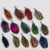 【YF】▨┅  3.5CM/4.5CM10PCS Feather Tassel Pendant Jewelry Decoration Necklace Earring Making