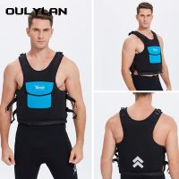 Oulylan Vest Front Pocket Fishing Surfing Buoyancy Neoprene Life Jacket Portable Vest Surfing Sail Swimming Life Vest  Life Jackets