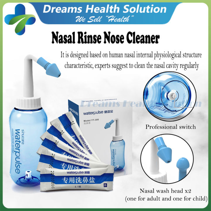 Waterpulse Nasal wash bottler Nose Cleaner Nasal Wash Neti Pot Cleaner ...