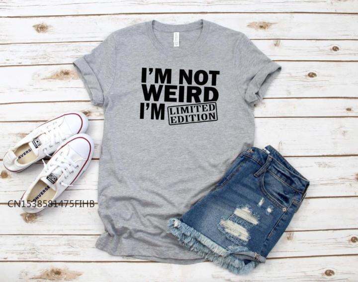 im-not-weird-im-limited-edition-print-women-basic-tshirt-premium-casual-funny-t-shirt-gift-90s-lady-yong-girl