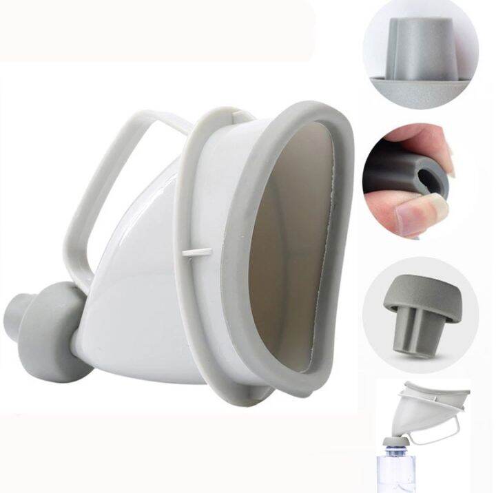 【cw】 1pc Urinal Car Handle Urine Bottle Funnel Tube Outdoor Camp