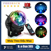 Đèn LED 7 màu vũ trường cảm ứng nhạc, bóng đèn LED trụ