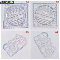 【CC】❉  1pcs Ellipse Springhall Ruler Template Maker Multifunctional