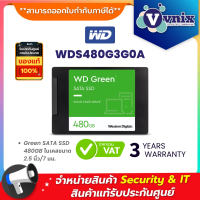 WDS480G3G0A WD Green SATA SSD 480GB ในเคสขนาด 2.5 นิ้ว/7 มม. By Vnix Group