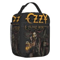 ✔ Ozzy Osbourne Prince Of Darkness Resuable Lunch Box for Women Leakproof Thermal Cooler Food Insulated Lunch Bag School Children