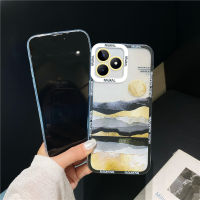 ภาพเคสโทรศัพท์ติดผนังรูปตานางฟ้าจาก Kangel Eye Sunrise บนภูเขาสำหรับ Realme C53 NFC ปลอกโทรศัพท์มือถือ TPU นุ่ม2023ใหม่ล่าสุดมีในสต็อก