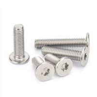 【CW】 5 50pcs CM M1.6 M2 M2.5 M3 M4 M5 M6 M8 304 A2 Stainless Steel Torx Six Lobe Ultra Thin Flat Wafer Head Screw Bolt Length 2 50mm