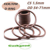 5/20Pcs OD54-71mm CS1.5mm ความหนายางซิลิโคน O-Ring ซีลปะเก็นเกรดซีลไม่มีพิษสีแดงทนความร้อน O-Ring-Lusjeh