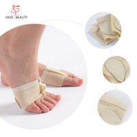 1คู่หญิง Belly Ballet ครึ่งรองเท้าแยก Soft Sole PAW Dance Feet Protection Toe Pad Well Foot Care เครื่องมือสำหรับ cushione