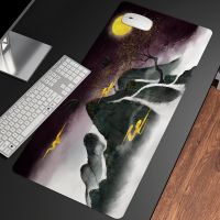 Chinese Style Hot Bronzing Mouse Pad Oversized Game Desk Pad Computer Pad Keyboard Pad Student Writing Desk Anime Mousepad