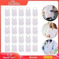 Zecetim 25pcs ที่ไม่ได้ทอสำหรับผู้ใหญ่ bibs bibs ตลก bibs สำหรับร้านอาหารทะเลปาร์ตี้บาร์บีคิว