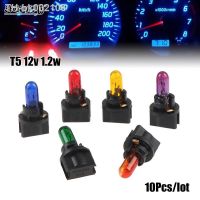 ♤ 10PCS W1.2W Car Led Bulb Interior Lights Dashboard Heating Indicator Wedge Auto Instrument Lamp Air Conditioning Lamp 12V