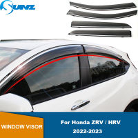 รถ Wind Visor Window Deflectors สำหรับ Honda ZRV HRV 2022 2023 2024ด้านข้างหน้าต่าง Deflector Weathershield Sun Rain Deflectors Guard