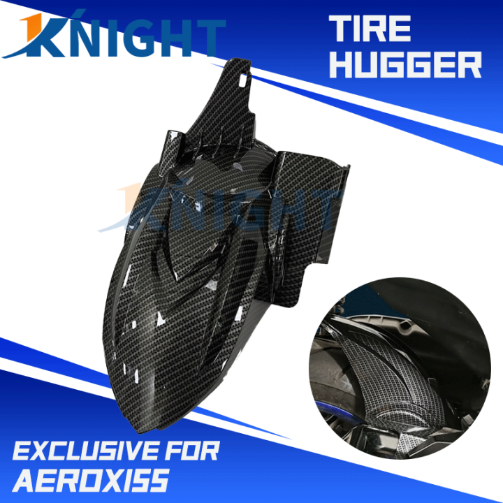 Knight Motorcycle Tire Hugger For Aerox 155 Aerox V1 Carbon Made IN