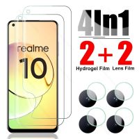 4IN1 Hydrogel Film For Realme 10 Pro Plus 5G 11 9 8 7 Pro 9i 8i Lens Screen Protector For Realme C55 C33 C53 C3 C25 C21 C11 Film