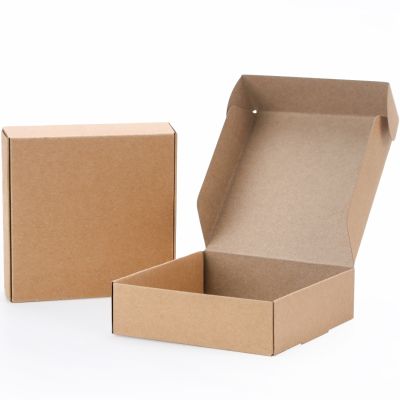 10pcs /khaki packaging carton Festival party gift box soap carton supports customized size and logo printing