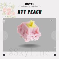 （Miss qis keycap） KTT PeachSwitch Mechanical KeyboardSMD3 Pin Switch