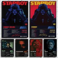 2023◕✿✾ Music Hot Album Star The Weeknd Starboy Poster Hip Hop Posters For Living Room Canvas Painting Art Home Wall Decor Picture