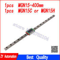 15มม. Linear Guide MGN15 400มม. Linear Rail Way MGN15C หรือ MGN15H Long Linear Carriage สำหรับ CNC X Y Z Axis