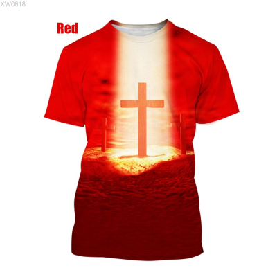 คริสเตียน (สต็อกเพียงพอ) Jesus พระเจ้าคุ้มครอง! ข้าม 3d พิมพ์ Unisex ลำลองรอบคอเสื้อยืดด้านบน XS-5XLคุณภาพสูง size:S-5XL