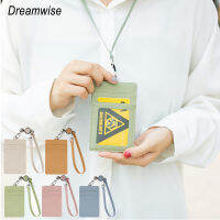 Dreamwise ผู้หญิงผู้ถือบัตรหนังวัวแท้แฟชั่นง่ายดึงหัวเข็มขัดเชือกเส้นเล็กผู้ถือบัตร H Alter ทำงานใบอนุญาตกรณีบัตร