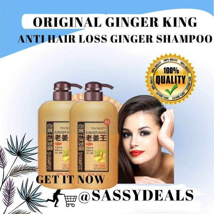 Original Ginger King Anti Hair Loss Ginger Shampoo I Ginger Hair Growth