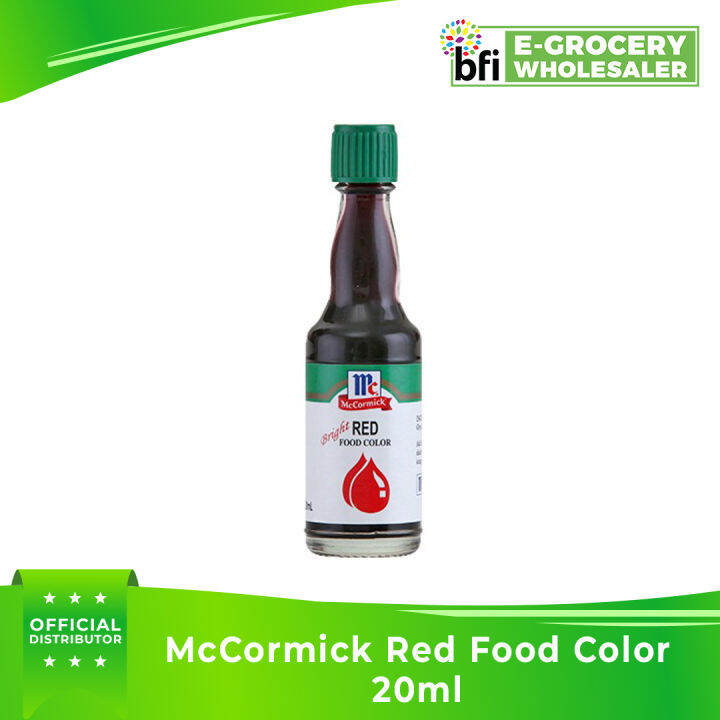 BFI McCormick Red Food Color 20ml [SAME-DAY AVAILABLE] | Lazada PH