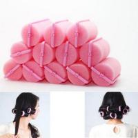 12ชิ้น/ถุงฟองน้ำมายากลเบาะโฟมผมจัดแต่งทรงผมลูกกลิ้ง Curlers โรลม้วนผมใหม่