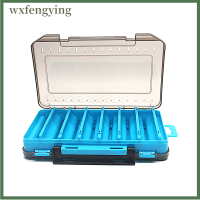 Wxfengying กล่องอุปกรณ์ตกปลา14ช่อง,เคสใส่ของตะขออุปกรณ์เหยื่อล่อตกปลาสองด้าน