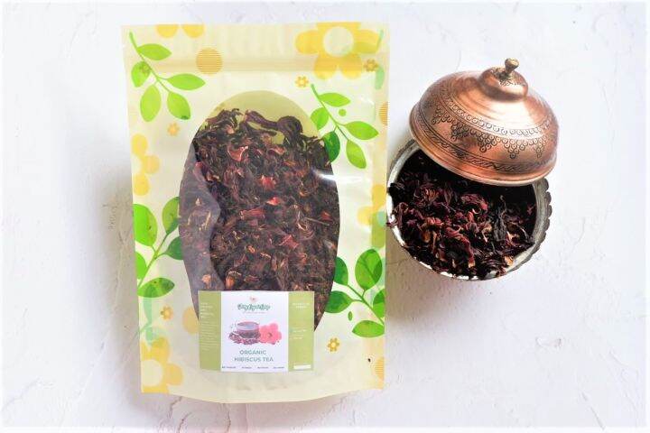 PICKY Organic Hibiscus Tea (Loose/Dried Flowers) from Turkey 100g-250g ...