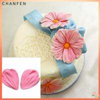 CHANFEN ตกแต่งเค้กด้วย Sugarcraft อบแม่พิมพ์ช็อคโกแลตกลีบทรานสวาอัลเดซี่แม่พิมพ์