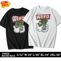 เสื้อยืดคอกลม Cotton 100% สกรีนลายกัญชา WEED Micky Hand (แขนสั้น) เสื้อยืดคอกลมแขนสั้นแฟชั่นพิมพ์ลายแบบเรียบง่าย