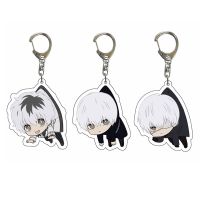 Tokyo Ghoul Q Version Cosplay Character Keychain Sasaki Haise Kaneki Ken Acrylic Key Chain Bag Charm Anime Accessories Fans Gift