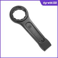 DYRWBK168 36มม. ค่ะ ประแจที่โดดเด่น ผิวด้าน เหล็กกล้าคาร์บอนสูง Flogging wrench พิเศษสุดพิเศษ สีดำสีดำ ประแจแหวนเลื่อน สำหรับใช้กับค้อน