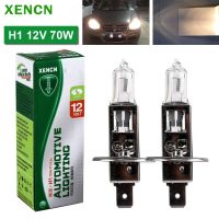 P14.5S H1 XENCN 12V 70W ซีรีย์ใส3200K เส้นเดิมไฟหน้ารถยนต์โคมไฟอัตโนมัติหลอดไฟฮาโลเจนคุณภาพ OEM Gratis Ongkir 2ชิ้น