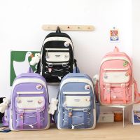 【Hot Sale】 The new Korean version of the schoolbag for primary and secondary school students large capacity lightweight junior high shoulder bag student foreign trade