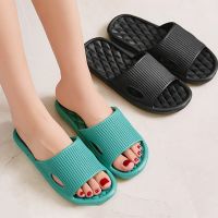 Women Cute Soft Slippers Bathroom Slides Thick Bottom Home Outdoor Platform Summer Big Size Couple Flip Flop For Men