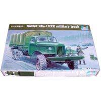 คนเป่าแตร01003 1/35 ZIL-157K โซเวียตรถบรรทุก6X6 ZIL157K รถของขวัญสำหรับเด็กของเล่นชุดประกอบโมเดลประกอบพลาสติก