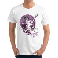 Purrple Rain By Prrince The Cat Uniquecomfortable T Shirt Mother Day Newest Pure Cotton T Shirt Mens Tshirts Group เสื้อยืดวันแม่ วันแม่ แม่คือทุกสิ่ง