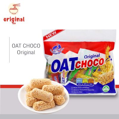 OAT CHOCO ขนมธัญพืช ข้าวโอ๊ต คอนเฟลก ขนมกินเล่น กรุบกรอบ คีโต ข้าวโอ๊ตอัดแท่ง 400 กรัม