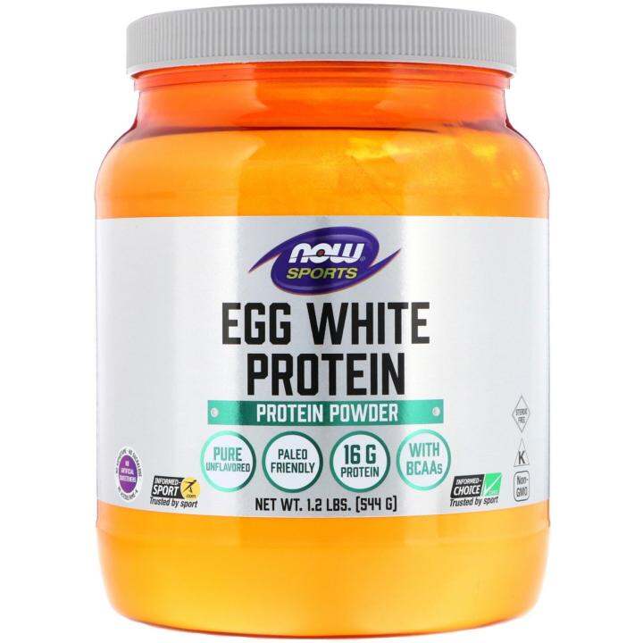 [PRE-ORDER] NOW FOODS EGG WHITE PROTEIN PROTEIN POWDER 1.2 LBS (544 G ...