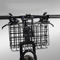 ตะกร้าลวดจักรยานกระเป๋าใส่ของสำหรับเดินทาง ZYAire ด้านหน้าตะกร้าแผงติดรถกระเป๋าจักรยานแบบถอดออกได้