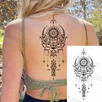 hot！【DT】✼✖❈  Mandala Pendant Temporary Tattoos Adult Fake Back Arm Chest Washable Tatoo