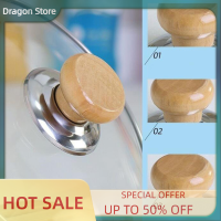 Dragon ฝาหม้อไม้จับอุปกรณ์ครัวป้องกัน scalding Universal replacementcap